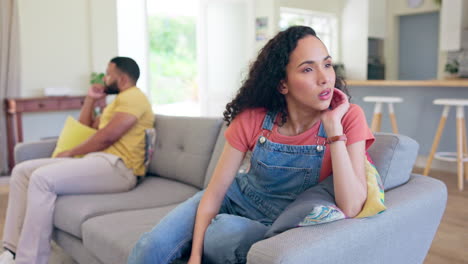 Couple,-separation-and-fight-on-sofa-in-divorce