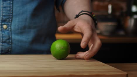 tracking video of fun in the kitchen with lime