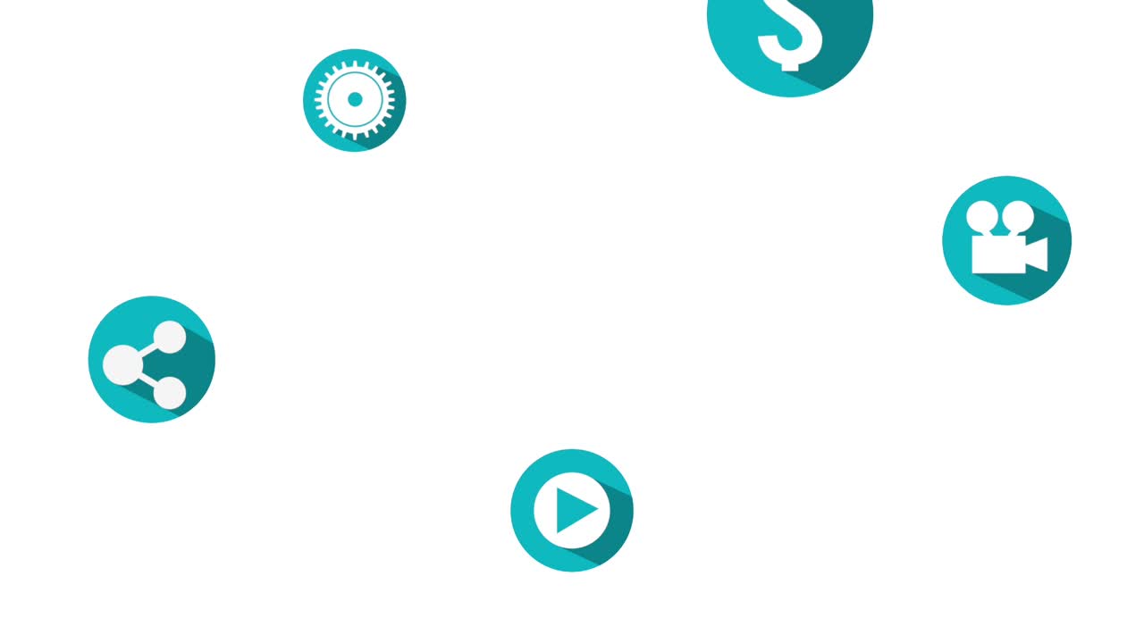 animación de las redes sociales