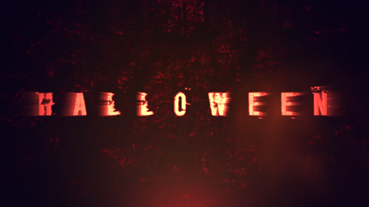 halloween con fuego rojo en el infierno 1