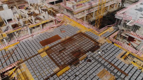 new school construction aerial view