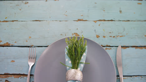 various cutlery on wooden table 4k