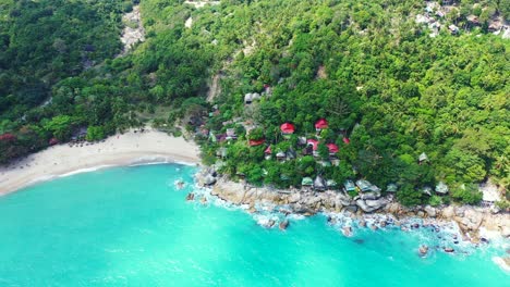 Haad-Than-Sadet-Beach-En-La-Costa-Este-De-Koh-Phangan,-Tailandia