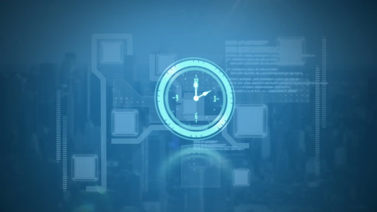 Clock moving and network of connections