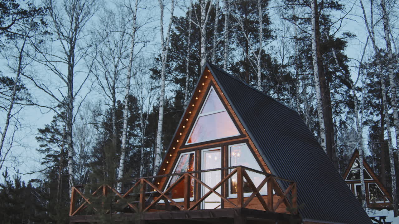 Cozy Cabins in Winter