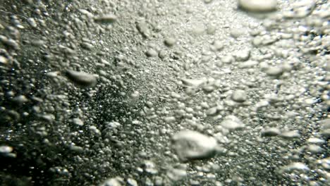 burbuja en el agua 4k