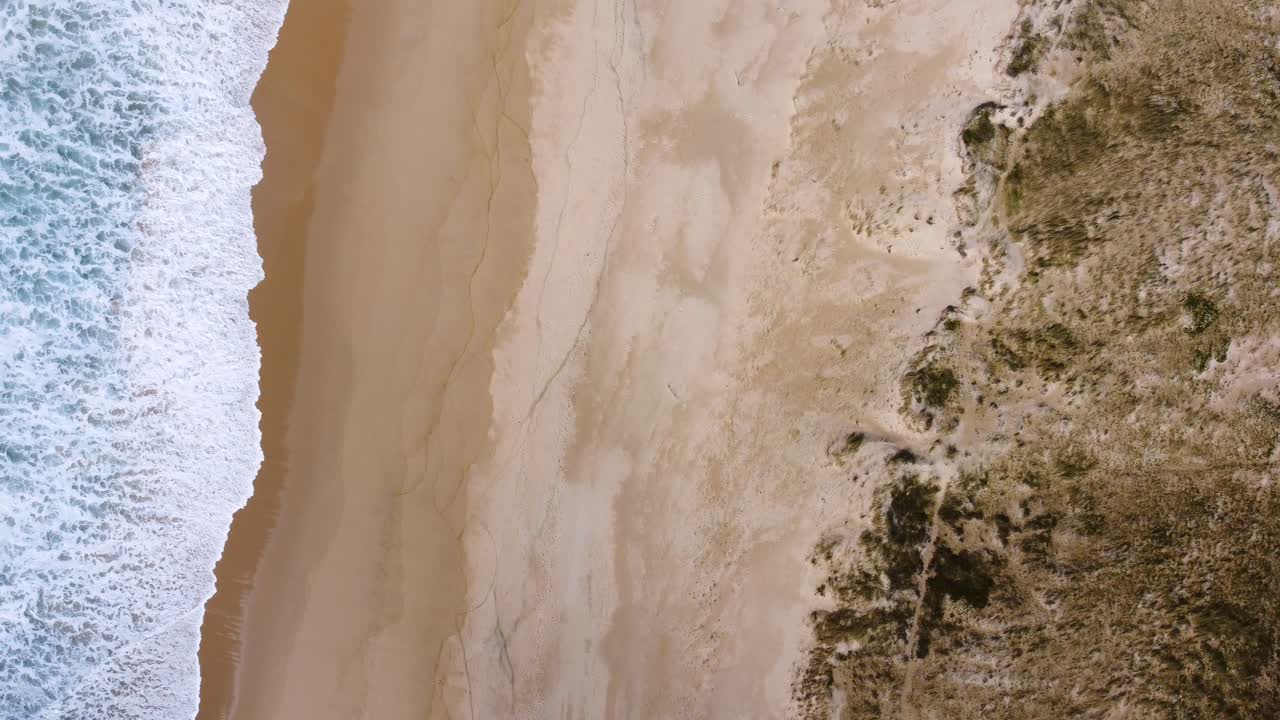 Lonelly Beach, Doni&ntilde;os Beach in Ferrol - Orthogonal view