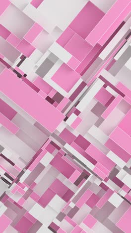 abstract geometric pink and white pattern