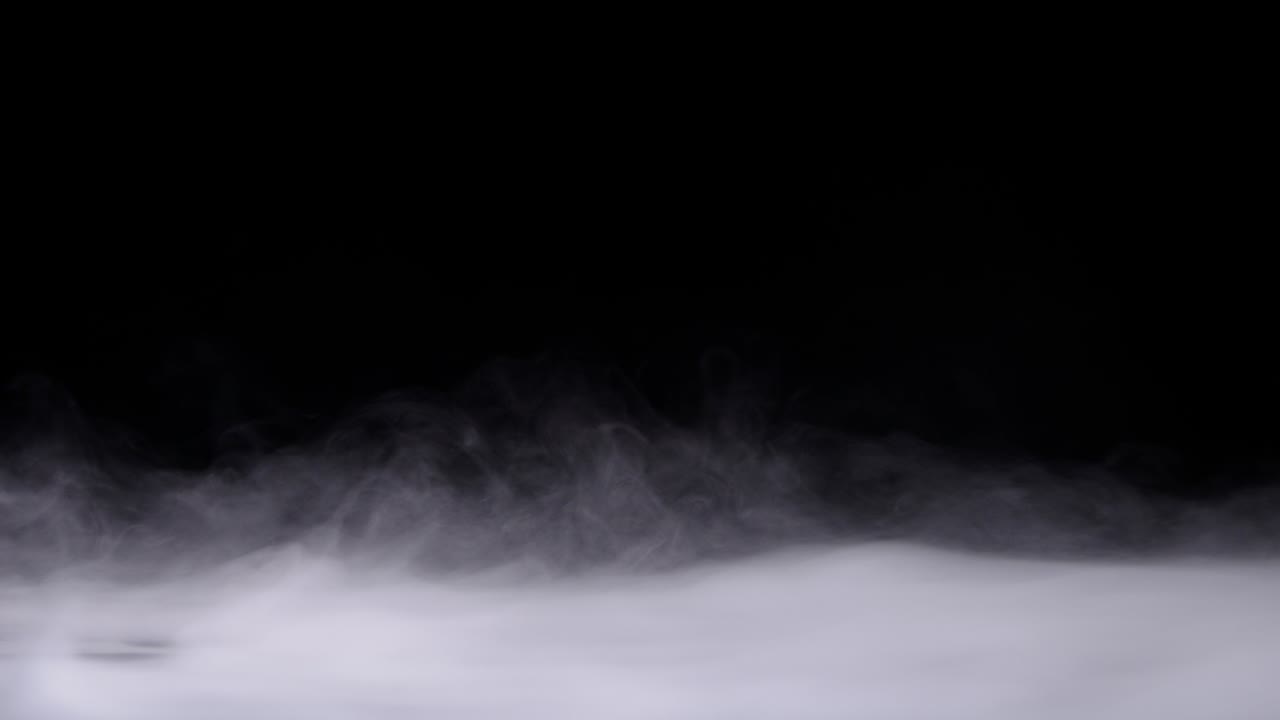 현실적인 건조 얼음 연기 구름 안개