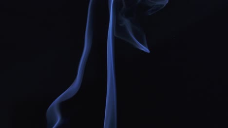 blue smoke abstract