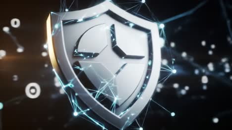 silver shield cryptocurrency logo