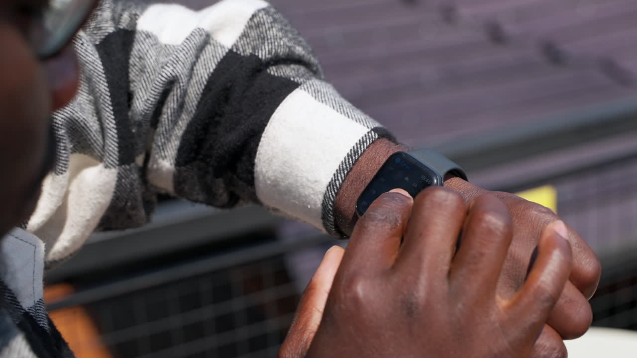 Person Wearing Smartwatch