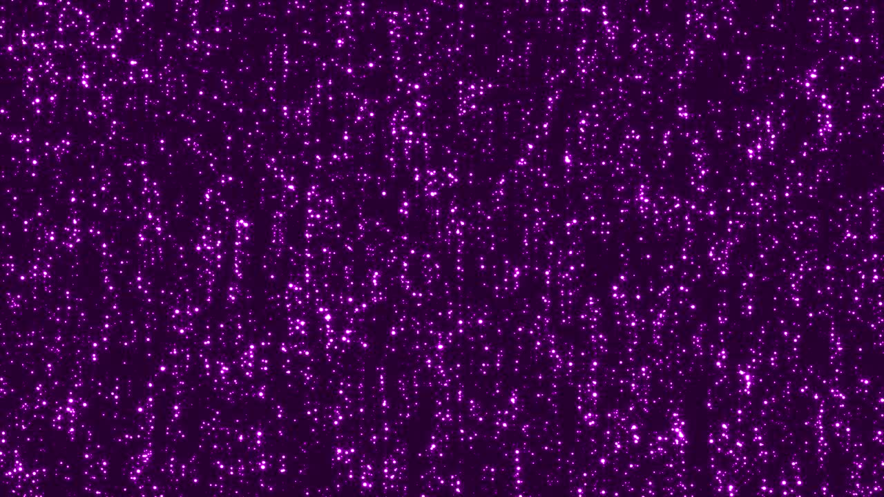 4k Purple Glitter Falling Stars