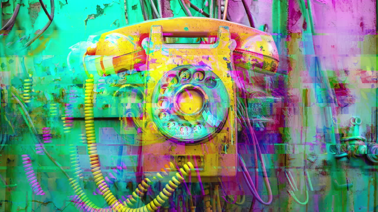 레트로 로터리 전화