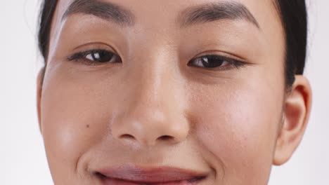 메이크업 을 한 여자 의 클로즈업 초상화
