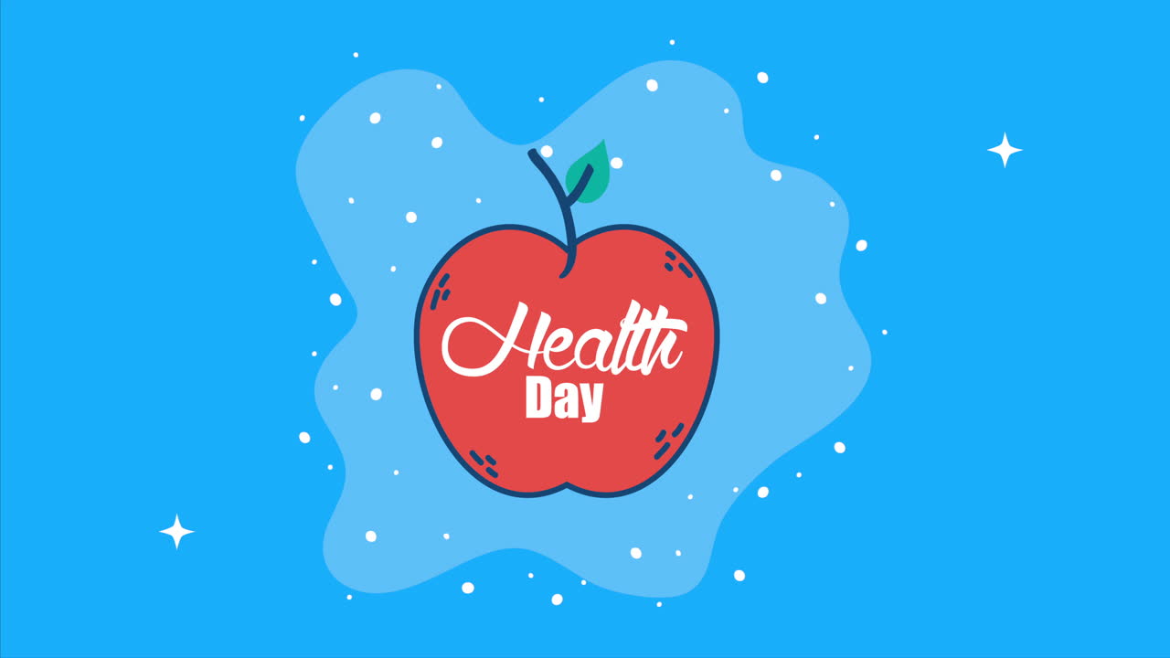 국제 건강의 날: 사과와 글자