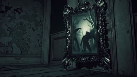 haunted mirror in an old house