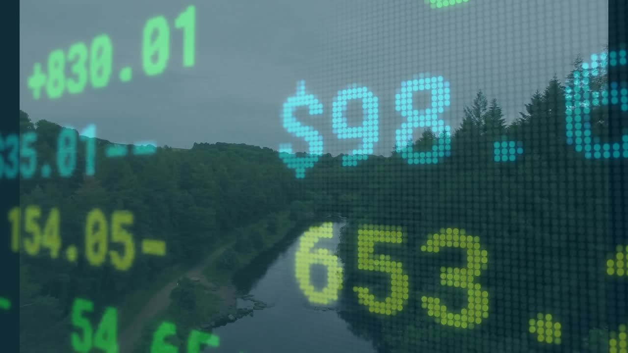 Käynnistyvä osakekurssien päivitys ja valuuttojen arvojen vieritys joen yli, mikä osoittaa markkinatrendejä