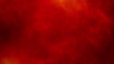 rood gloeiende abstracte achtergrond - intense hitte, oranje vlammen, vurige wolken