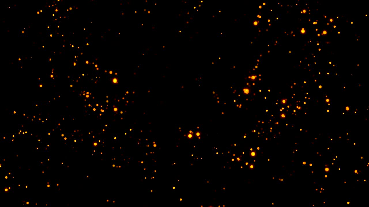 Futuristic of Big Bang, Shock Wave particles Explosions gold light In Space animation 3d rendering