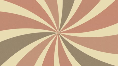 abstract animated background of rotating multicolored stripes spinning in seamless loop