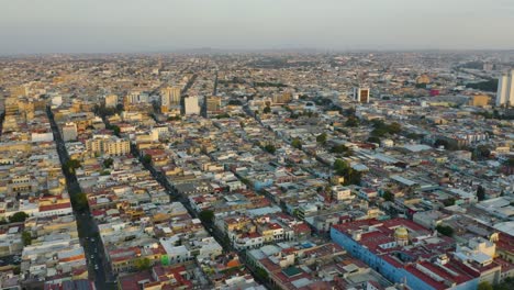 long aerial flight over jalisco's capital city, guadalajara