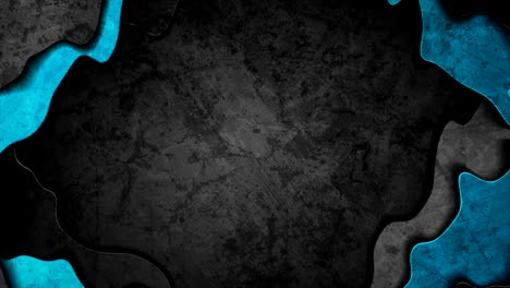 azul oscuro y negro ondas grunge fondo de movimiento abstracto