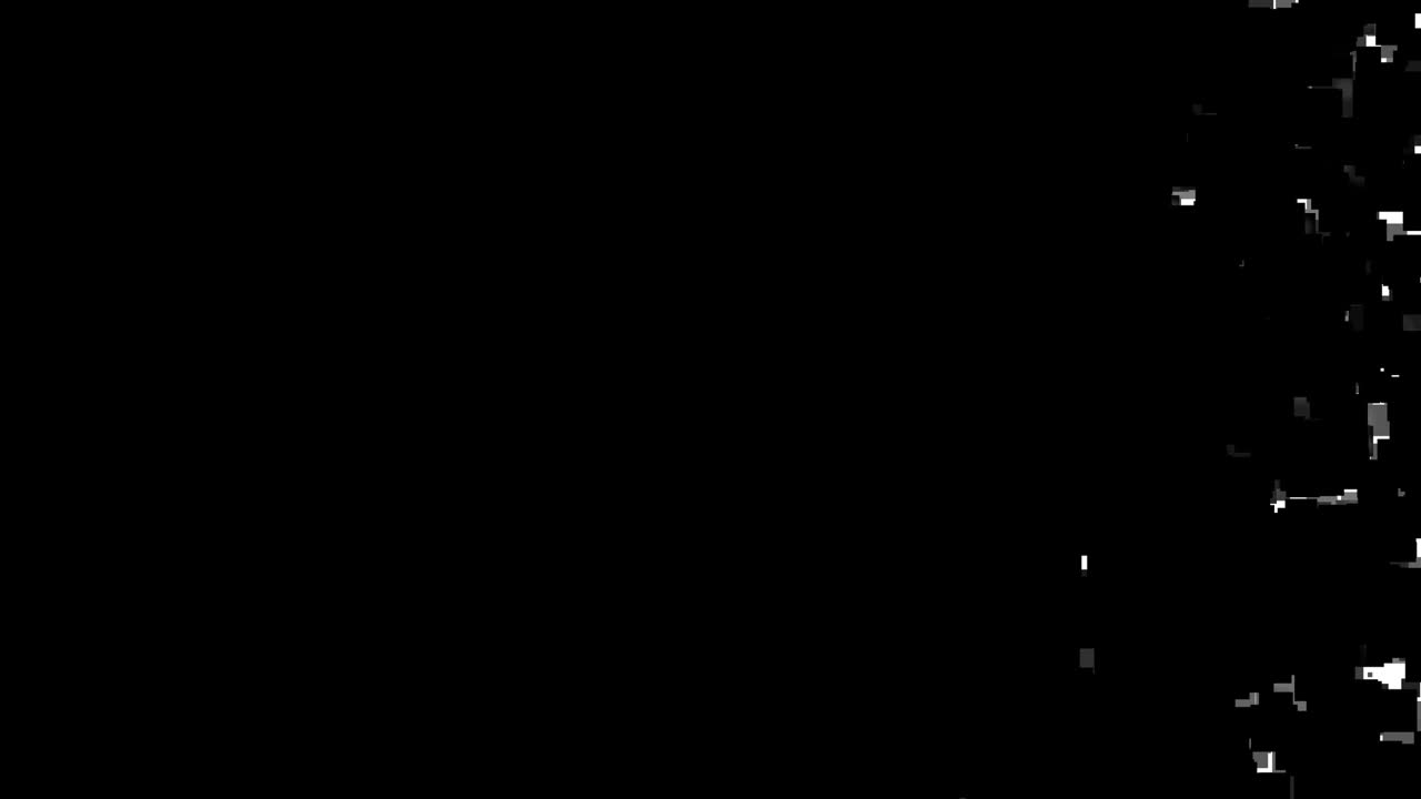 아름다운 기술적 전환, 수평과 수직으로 퍼지는 움직이는 사각형 애니메이션, 1에서 2 비디오, 추상적인 3d 애니메이션 배경, 현대적인 밝은 모션 디자인.