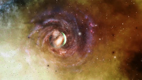 Nebelwolken-Und-Galaxien,-Die-Sich-Im-Großen-Universum-Bewegen