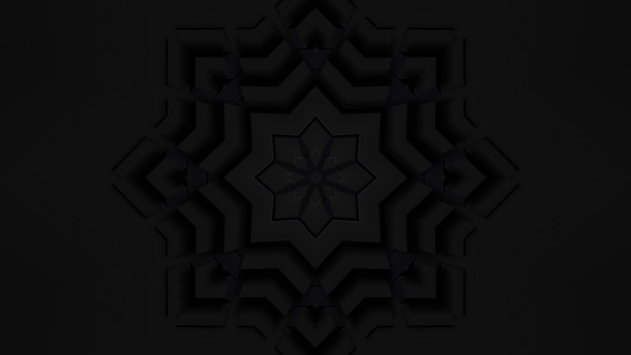 Dark Geometric Abstract Pattern