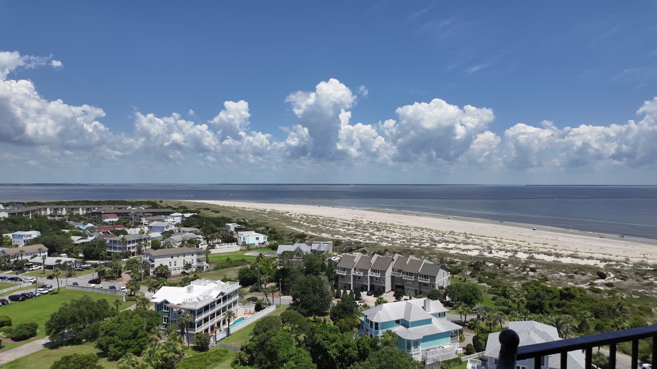 Tybee Island Pan From Top of Lighthouse 59.94 FPS