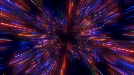 warp speed motion graphic seamless loop.