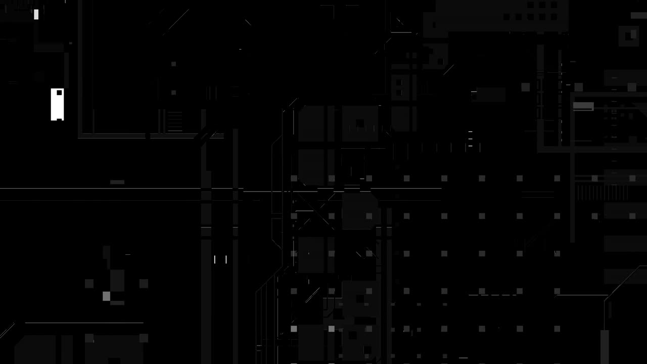 4k B&W Geometric Abstract Overlay