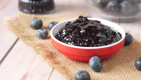 delicious homemade blueberry jam