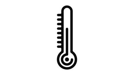 temperature line motion graphic