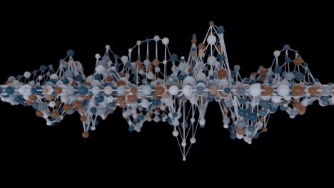 4k network molecule mesh.