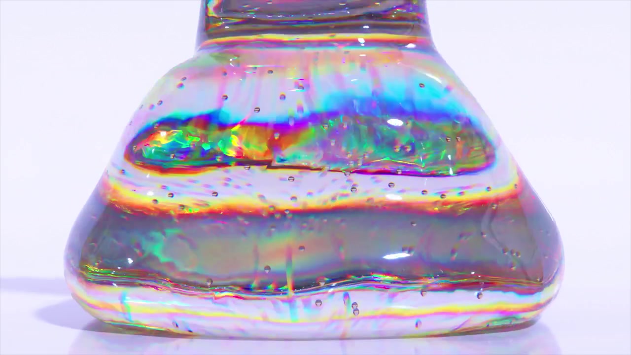 Abstract Iridescent Glass