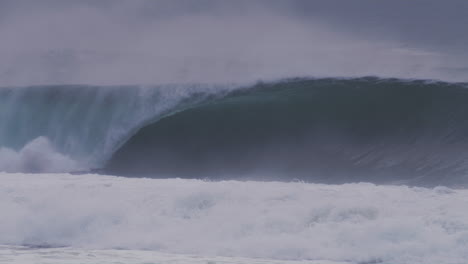 giant wave crashing on the coast