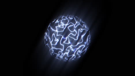 Abstract-Blue-Glowing-Orb-with-Light-Streaks-and-Fractal-Interactions-with-Black-Background