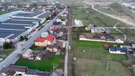 Following-a-locomotive-train-from-drone