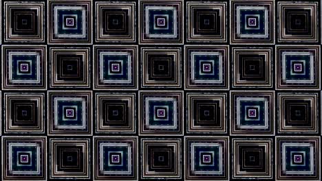 fondo abstracto futurista con luces animadas líneas brillantes formas cuadradas