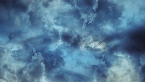 4k sky and thick clouds with thunderstorm going on