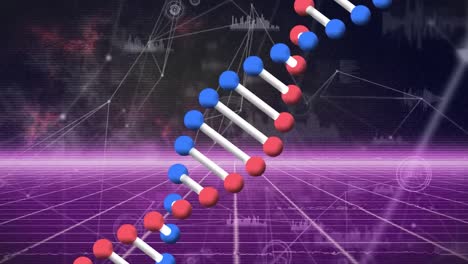 Dna-structure-spinning-over-network-of-connections-and-data-processing-against-grid-network