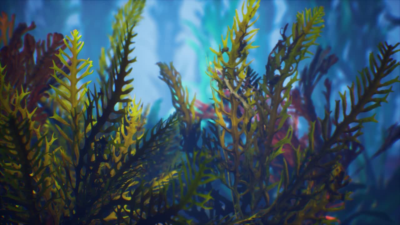 paisaje marino de corales blandos y duros tropicales submarinos de colores