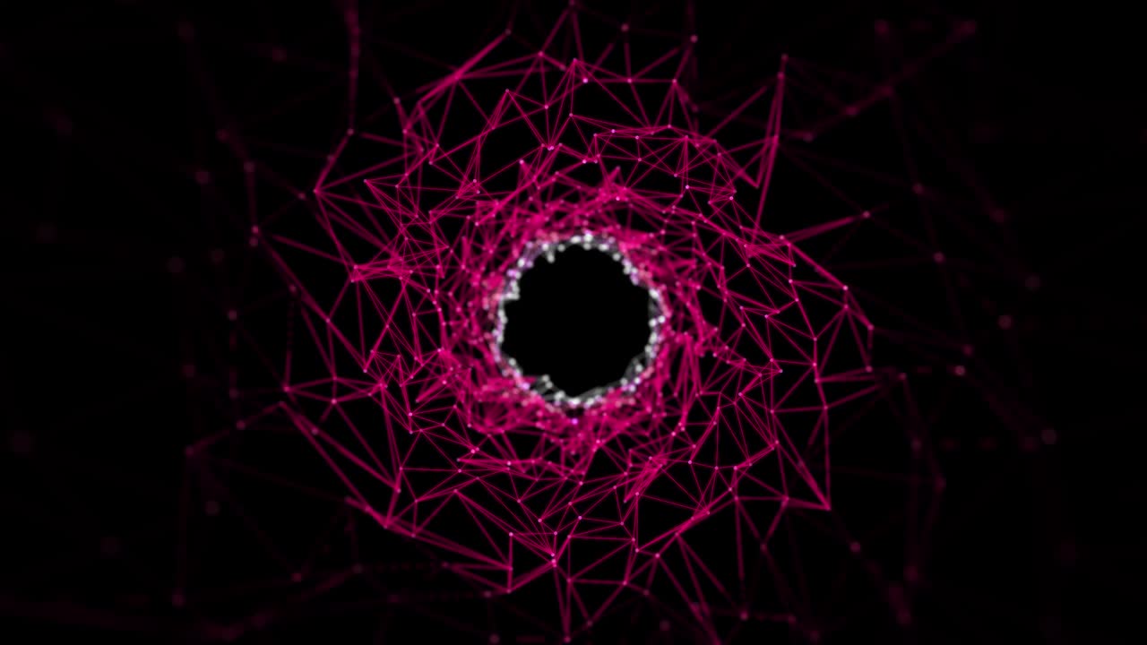 fondo de movimiento de túnel abstracto 4k