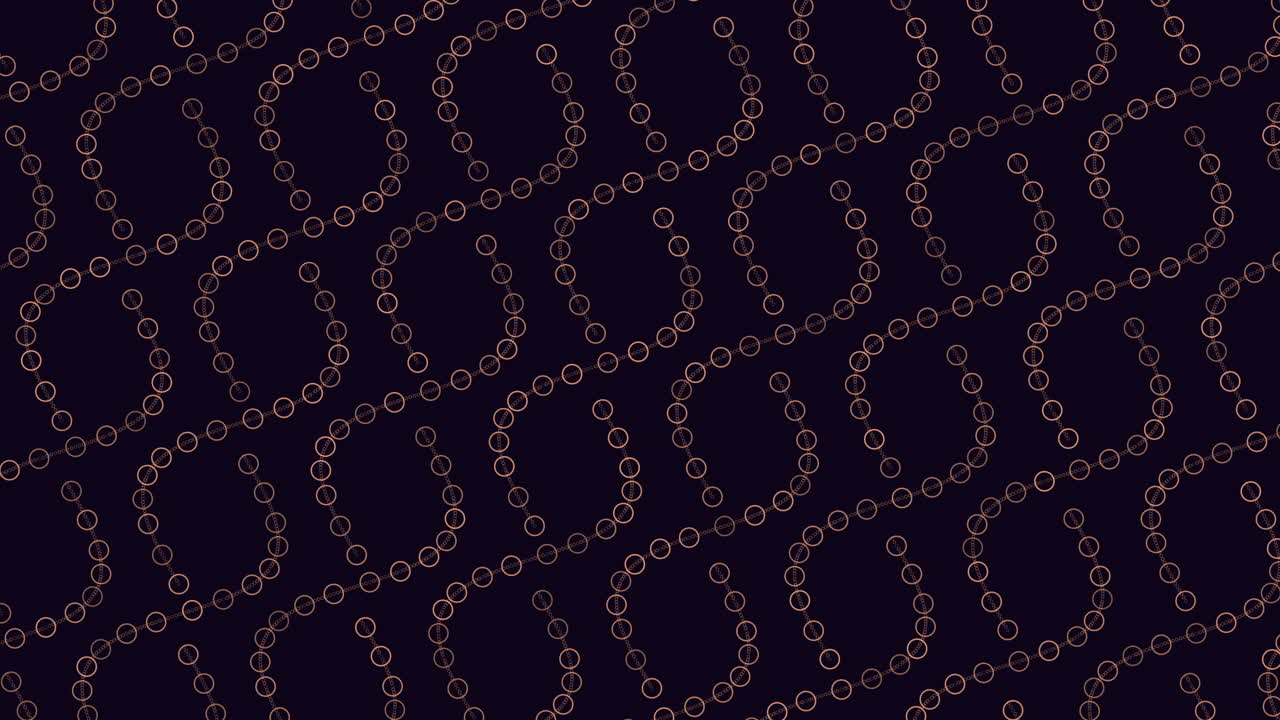 Black and green chain link pattern, composed of interconnected circles filled with green and connected by black lines in a repeating design