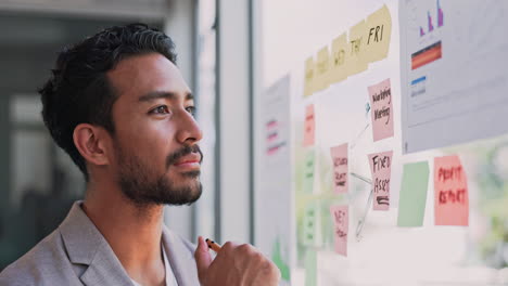 Thinking,-planning-and-business-man-on-glass