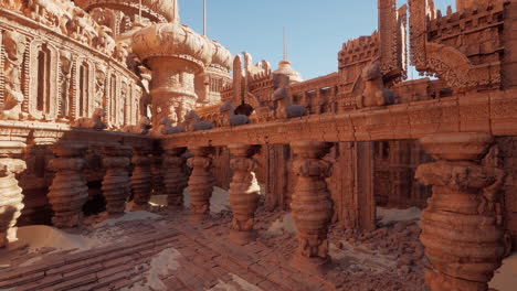 ruinas de la antigua ciudad de fantasía