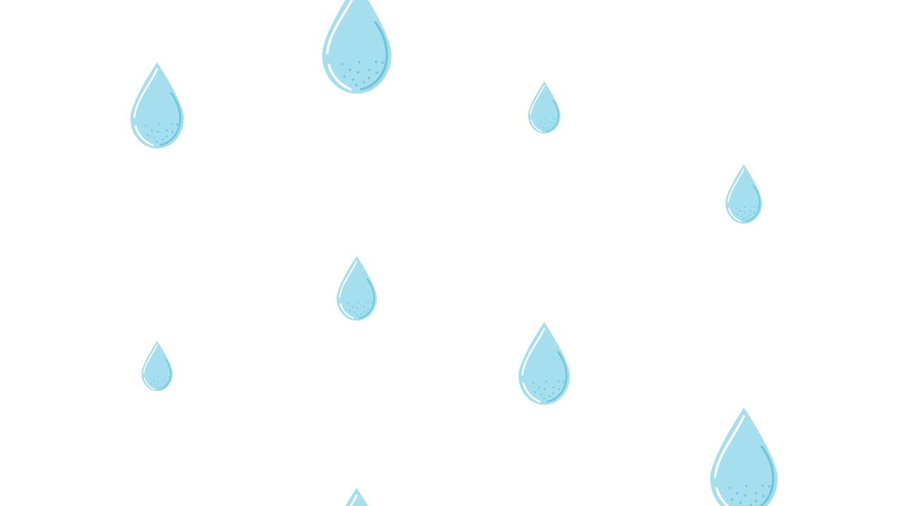 patrón de gotas de agua animación líquida