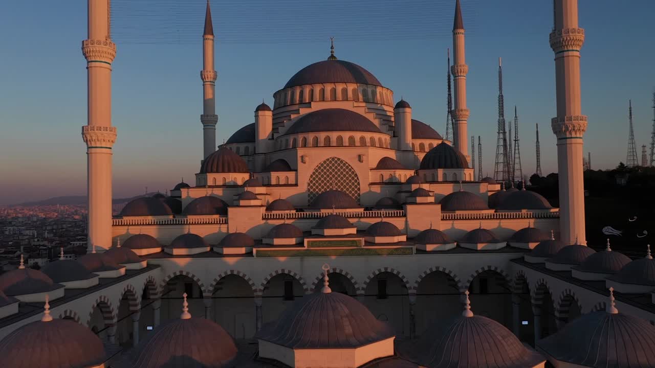 Camlica Camii, Istanbul drone footage